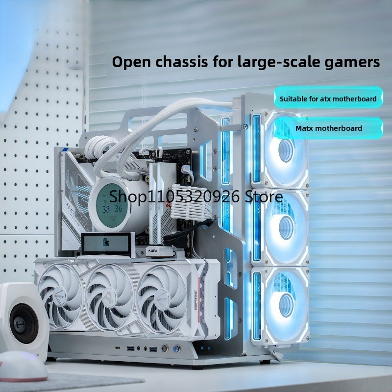 Aluminum Open Frame Test Bench Water Cooling - Boîtier ouvert en aluminium pour ordinateur