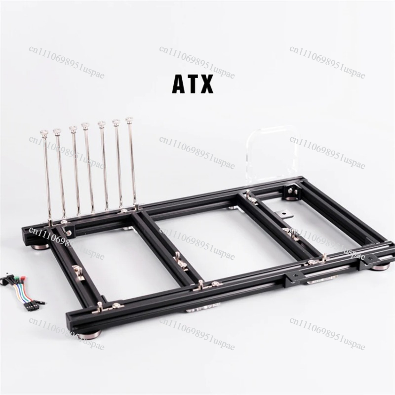 Aluminum Open Frame Test Bench Water Cooling - Boîtier PC ATX en alliage d'aluminium