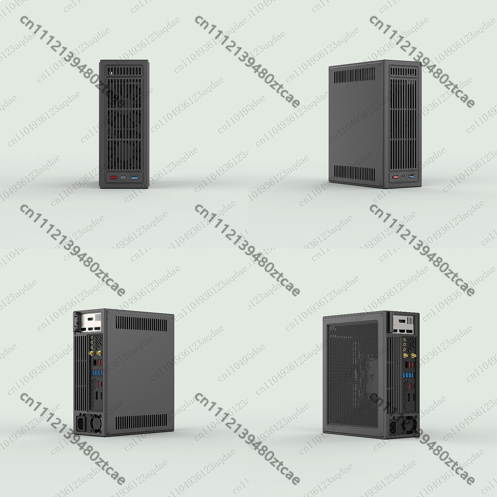 Sff Mini Itx Cnc Aluminum Chassis - Boîtier Mini ITX E4 V6 1U