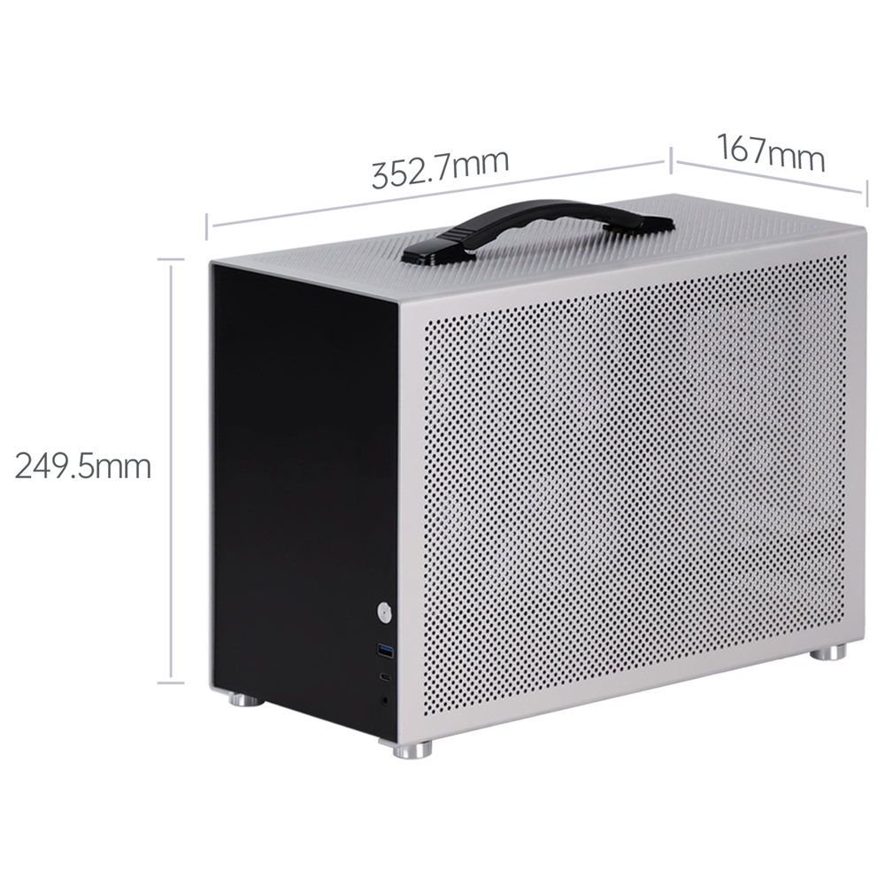 Boîtier PC Mini ITX portable m - Portable Aluminum Itx Case Carry Handle avis et prix