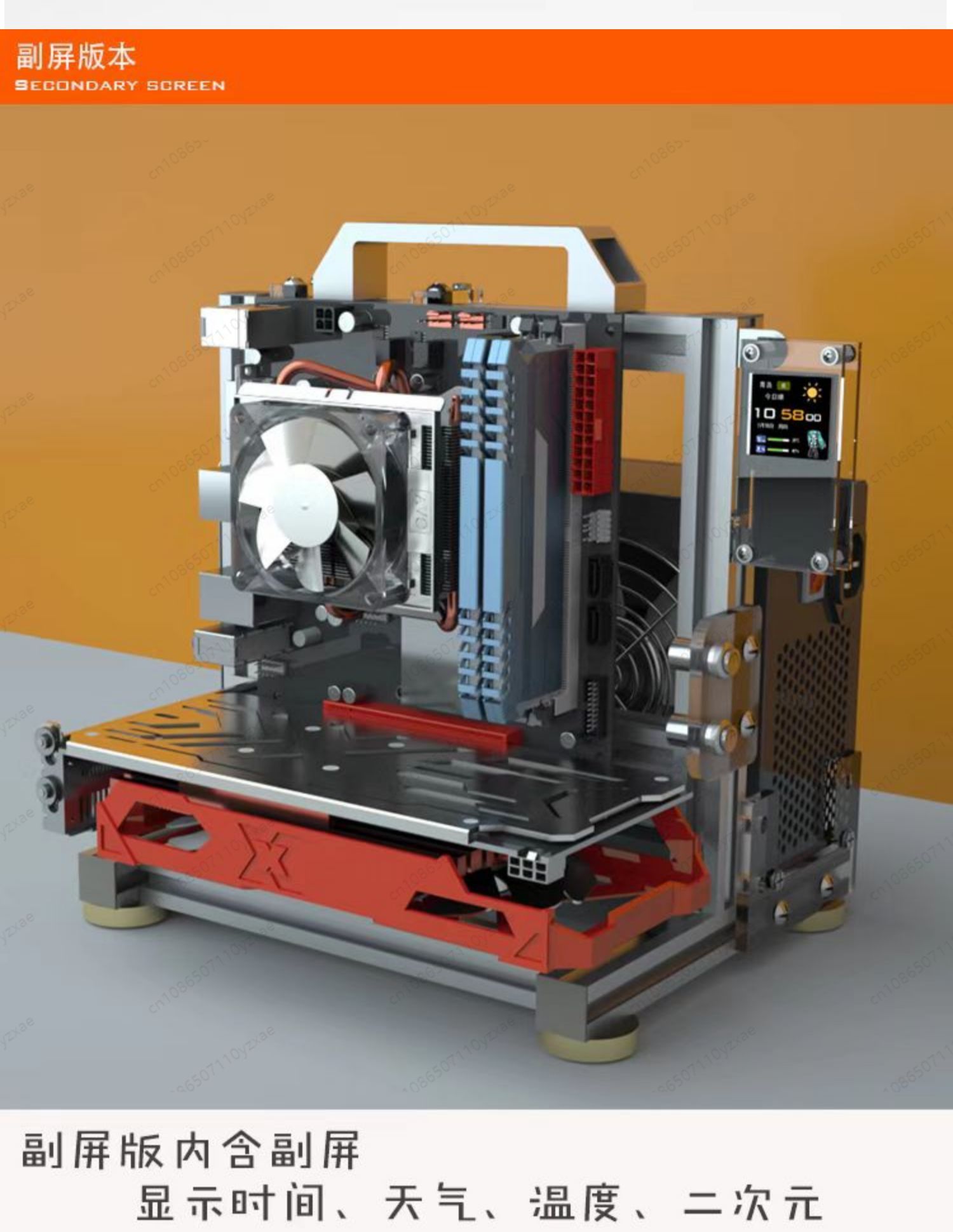 Mini banc de test portable tou - Aluminum Open Frame Test Bench Water Cooling avis et prix